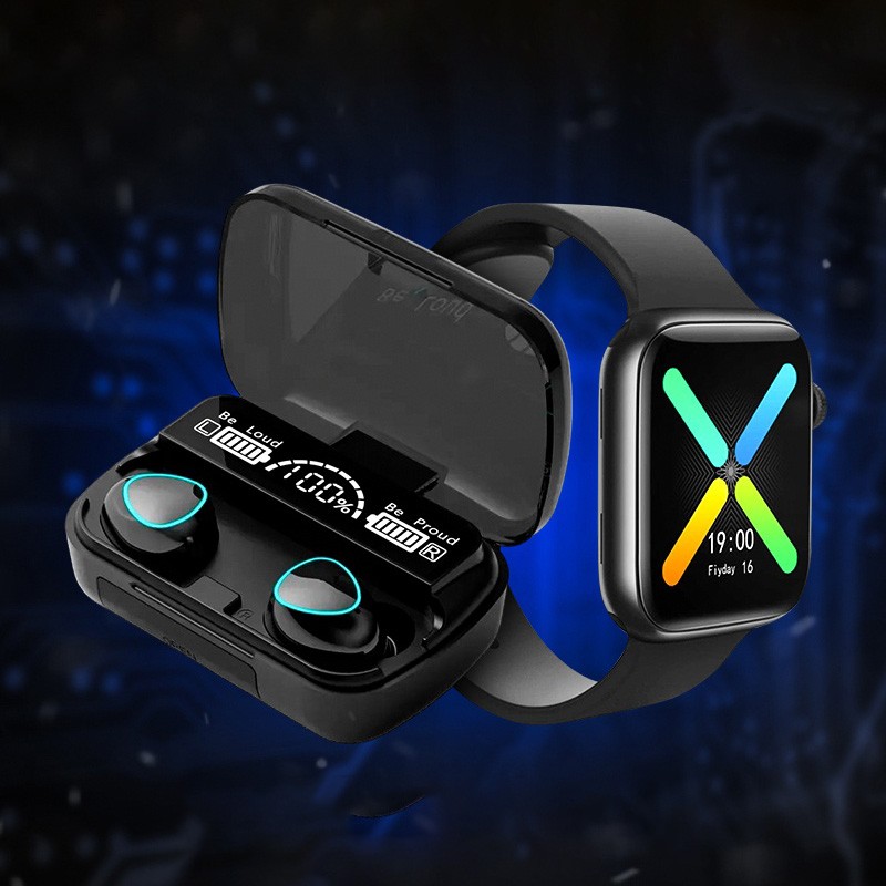 Беспроводные наушники M10 с PowerBank