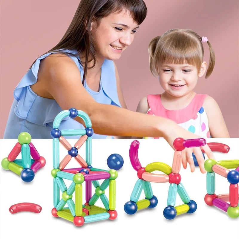 Магнитный конструктор SKY Magnetic Sticks 26 палочек 10 шариков