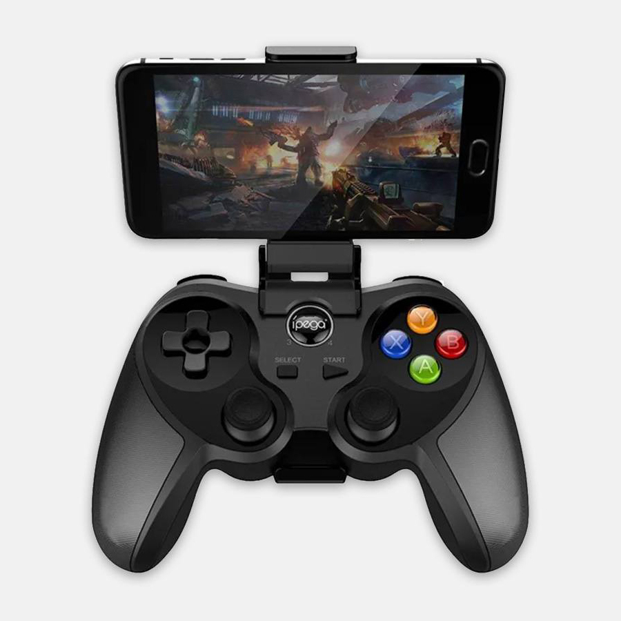 Беспроводной Bluetooth джойстик с креплением для смартфона iOS Android