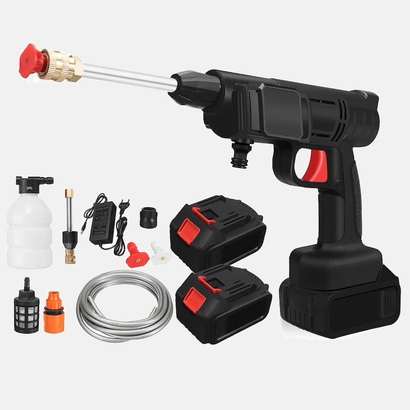 Аккумуляторная мойка высокого давления на 2 аккумулятора