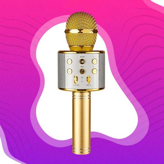 Беспроводной караоке микрофон WS858