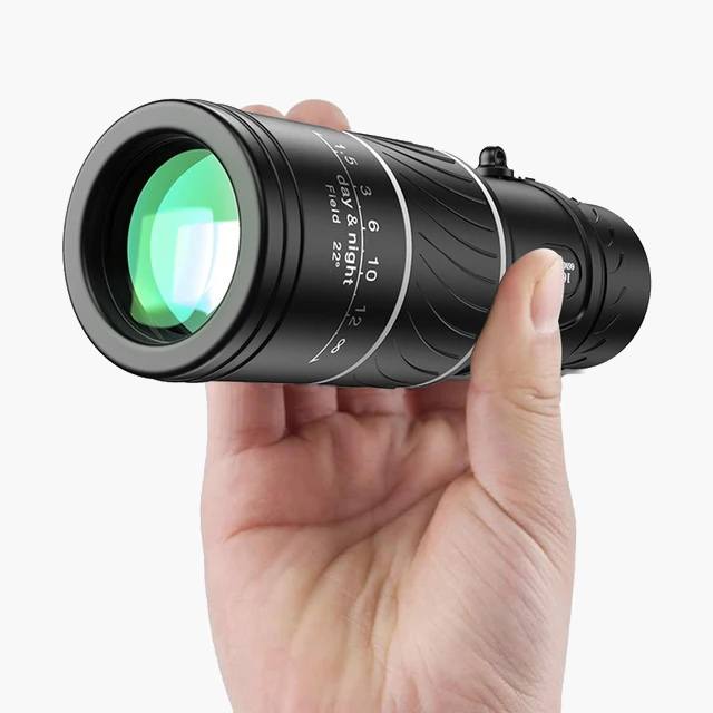 Монокуляр ручной 16-52 до 8000 метров монокль тактический в чехле