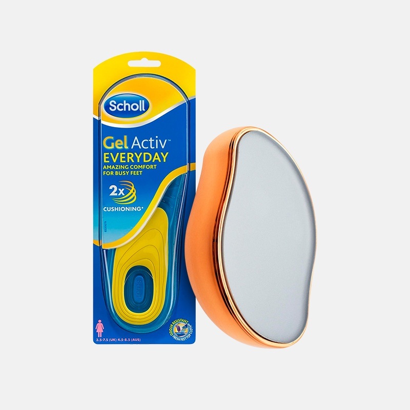 Стельки женские + Кристаллический эпилятор + Выдвижной сантиметр + Набор для чистки ушей 6 в 1