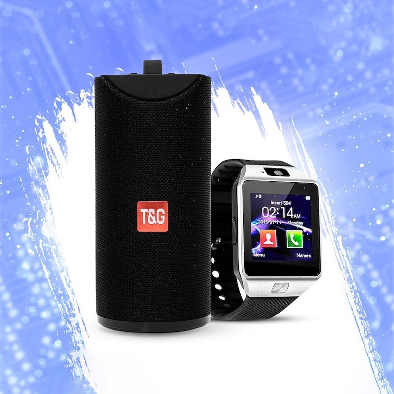 Умные часы Smart Watch DZ09 + Портативная колонка 1050