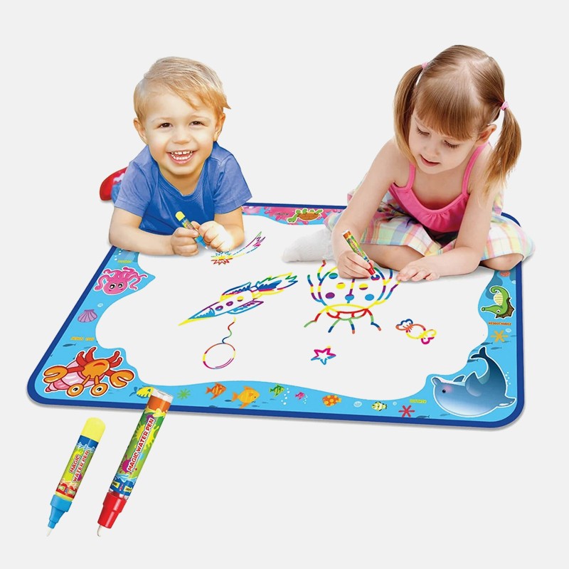Большой набор-коврик для рисования водой 25 предметов