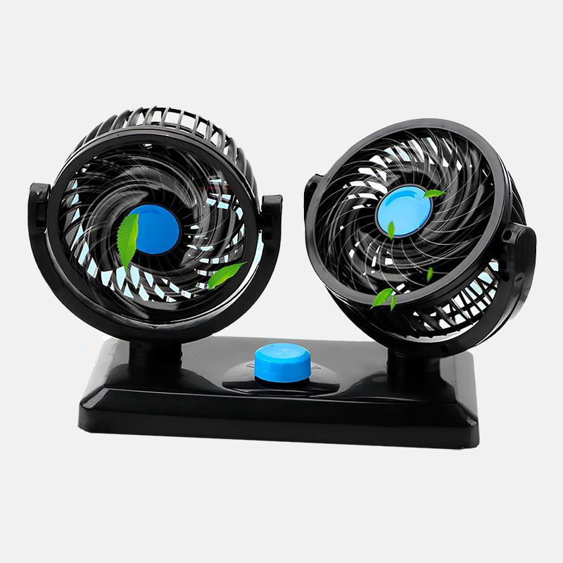 Двойной автомобильный вентилятор F30 на 360 градусов 12V
