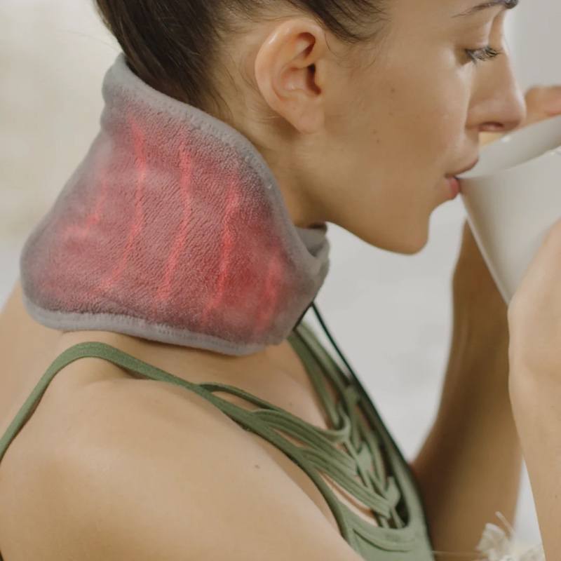 Электрогрелка для шеи Calming Heat Neck Wrap массажер с подогревом