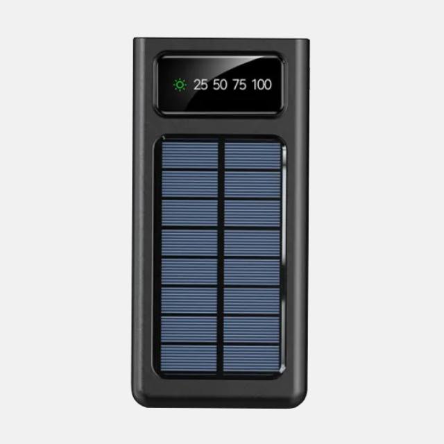 Повербанк с LED фонарем на солнечной батарее + Вентилятор космонавт USB